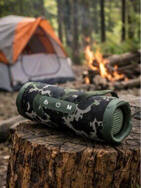 JBL Flip 7 Portable Waterproof Bluetooth Speaker - Camo (JBLFLIP7SQUADAM)